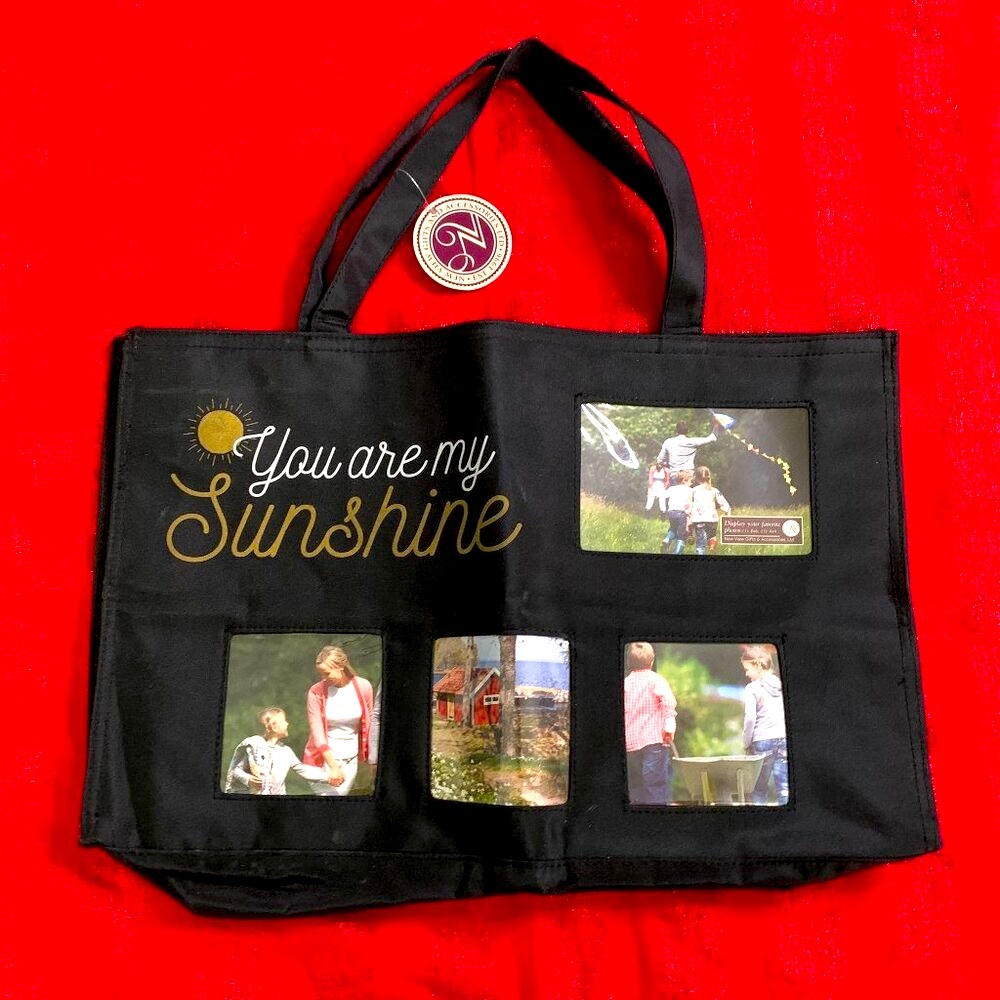 New View NWT "You are my sunshine" Photo Tote